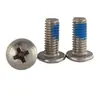Tornillos Antiaflojantes Personalizados por el Fabricante, Cabeza Avellanada Negra Chapada Cabeza Plana Grande Forma de Flor de Ciruelo Antideslizantes y Anticaída Tornillos M4 Tornillos Antiaflojantes