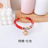 Campana para gato y collar de viento mascota perro gato tela anillo para el cuello campana de gato de la suerte cuerda para el cuello ajustable fabricantes mayoreo