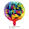 Globo de película de aluminio redondo español de 18 pulgadas decoración de color para fiesta de cumpleaños globo de papel de aluminio multipatrón fabricantes en stock