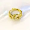 Anillo Giratorio de Plata Tailandesa para la Ansiedad Anillo para el Dedo Índice Multi-Círculo Cuentas de Transferencia Auspicioso Transferencia Moda Coreana Regalo para Novia