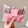 Faixa de cabelo de elástico infantil para menina, anel de cabelo elástico alto, acessórios de cabelo para meninas, não machuca o cabelo, corda de cabelo fofa, adorno de cabeça
