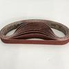 Banda abrasiva especial de metal de acero inoxidable para pulido de carpintería 75*533MM, venta caliente de comercio exterior, banda abrasiva de alúmina
