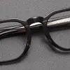 Tianweier Tvr Japón 527 Mismo Estilo Armazones de Gafas de Acetato Gafas de Titanio Puro Montura Carey Lisa Transparente Armazones de Gafas