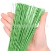 Arame galvanizado encapado com papel nº 24 nº 22 arame fino floral para flor veia de folha flor de papel crepom flor de açúcar giratória flor eterna arame galvanizado encapado com papel