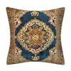 Funda de Almohada Patrón Vintage Alfombra Turca Persa Cojín Decorativo para el Hogar Funda de Almohada Lino