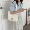 15222 Nuevo Tejido Jacquard Francés Bolso Floral para el Brazo para Niñas, Bolso de Lona Fresco de un Solo Hombro para Estudiantes Venta al por Mayor