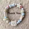 Venta Directa de Fábrica~Pulsera de Cerámica Linda de Dibujos Animados Peculiares de Jingdezhen para Mujeres Diseño de Nicho Dopamina Mejor Amiga Estudiante