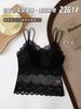 Nuevo Estilo Sling Encaje Transpirable Hermoso Espalda Ropa Interior para Mujer Cuello en V Push-up Una Pieza Sexy Chaleco con Almohadilla para el Pecho Sin Aro de Acero