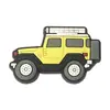 Diapositivas con dijes de coche de dibujos animados transfronterizos, hebillas para zapatos, accesorios de bricolaje, accesorios para zapatos de goma suave de PVC, disponibles para venta al por mayor