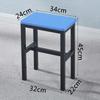 R* Taburete Cuadrado Simple Taburete de Comedor Silla de Entrenamiento para Mesa de Comedor en Casa Taburete de Hierro de Madera Taburete de Color Elevación Adulto Taburete de Taller de Fábrica