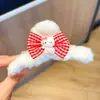 Grampo de Cabelo de Pelúcia Outono e Inverno Grampo Grande de Tubarão Grampo para Parte de Trás da Cabeça Grampo de Cabelo Acessório de Cabelo Infantil Grampo de Cabelo Infantil Desenho Animado