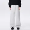 Ropa para Hombre Feng She / Tallas Altas Extendido Primavera y Otoño Marca Americana de Moda Pantalones Deportivos de Peso Pesado Pierna Ancha Recta Holgada para Hombre