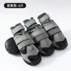Zapatos para Perros Medianos y Grandes, Forrados de Felpa con Doble Hebilla, Zapatos Cálidos de Otoño e Invierno para Golden Retrievers, Antideslizantes y Anticaídas para Uso en Exteriores