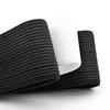 Elástico Espesso Faixa Elástica Larga Corda de Borracha Elástica Plana Acessórios Domésticos para Calças de Cintura de Bebê Elástico Fino Preto