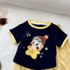Conjunto de Verano para Niñas 2026 Nuevo Estilo Moda Infantil Manga Corta Pantalones Casuales Conjunto de Dos Piezas para Niñas Pequeñas