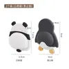 Almohadilla Anticolisión para Mascotas Lindas de Silicona Pegatina de Puerta de Goma Suave Artefacto Anticolisión Pegatina de Pared Trasera de Puerta de Refrigerador Almohadilla Amortiguadora de Pingüino Panda