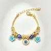 Pulsera popular Pangu ojo de diablo azul corazón de flor estrella de cinco puntas pulsera de moda personalizada joyería