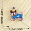 Etiquetas Bordadas de Animales de Comercio Exterior Pegatinas Bordadas de Dibujos Animados Decoración de Ropa Accesorios de Ropa Parche Autoadhesivo DIY Pegatinas de Tela