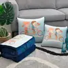 Colcha Súper Suave con Estampado de Dibujos Animados, Almohada y Colcha, Cojín Multifuncional de Doble Uso Dos en Uno para Siesta en la Oficina
