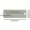 Material de acero inoxidable para láser versión ligera logo DIY colgante militar de acero inoxidable etiqueta redonda larga