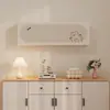 Funda de aire acondicionado estilo crema de dibujos animados, cubierta antipolvo de pared, cortina de cobertura completa bloqueadora de viento, cortina decorativa de tela para el hogar