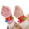 Pulseras Elásticas de Campana con Letras de Colores, Equipo de Animación para Reuniones Deportivas Estudiantiles, Equipo Infantil para el Día del Niño, el Día Nacional y el Día de Año Nuevo