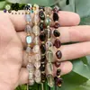 2026 Nuevo Pulsera Cruzada Casual de Piedra y Cristal Multicolor, Accesorio Unisex Versátil, Suministro al por Mayor