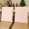 [Personalización de Pedidos Pequeños] Decoraciones Navideñas Transfronterizas Funda para Silla Muñeco de Nieve Lentejuelas Rosas Funda de Apoyo Europa y Estados Unidos