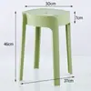 Banquinho de Plástico Espessado, Empilhável, Banquinho Alto Moinho de Vento, Cadeira Minimalista Moderna, Cadeira para Sala de Estar e Jantar, Banquinho Redondo de Plástico, Suporta Peso