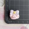 Cachorro de Dibujos Animados Panda Conejo Accesorios Lindos DIY Pegamento de Crema Cuerda para el Cabello Pasador Imán para Refrigerador Resina Accesorios Pequeños