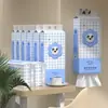 Caja de Pañuelos Colgante con Cara Sonriente y Diseño Acolchado de Aire, 6 Paquetes Grandes, Caja de Pañuelos Colgante para Uso en Casa, Caja Completa
