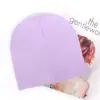 Placa de Luz de Color Puro Acrílico para Hombres y Mujeres Fabricante Venta al por Mayor Gorro de Punto sin Puño Engrosado y Cálido Otoño e Invierno Exterior Simple y Versátil