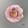 Cabeça de flor de camélia artificial DIY acessórios de material de grinalda artesanal Hanfu cocar decoração de fundo de casamento adereços de parede Flor