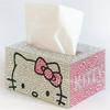 Caja de Pañuelos Decorativa Creativa Pintura de Diamantes DIY Simple Almacenamiento Caja de Papel Pegatina de Diamantes Caja de Almacenamiento para el Hogar Pegatina Diamante