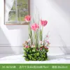 Exibição de Janela Floral Artificial "Jardim de Monet" de Alto Padrão Pro