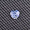 Item popular transfronteiriço: Acessórios de Pulseira de Pedra Bruta Coração de Cristal em Forma de Rosto de 2cm, Pingente de Colar DIY de Pedra Natural Gema