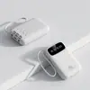 Mini Batería Portátil Transfronteriza con Cuatro Cables Integrados, Fuente de Alimentación Móvil de Gran Capacidad 20000 mAh, Regalo con Impresión de Logo