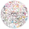 120 folhas de estilo popular de venda quente sem repetição combinação de caligrafia de filhote fofo desenho animado criativo DIY material para conta manual adesivos
