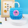 Bolso Bandolera Vanguardia para Hombro Niños Bandolera Bolso de Mano Perla Burbuja Bolso Bandolera de Silicona para Hombro Bolso Gelatina