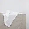 Servilletas de Lino Puro Hechas a Medida, Paños de Cocina, Paños de Limpieza, Paños de Té, Lino Francés de Color Sólido con Patrón de Gota de Lluvia, Toallas de Mano Colgables