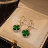 Pendientes de Clip para Oreja con Circonita Sin Perforación Lujo Accesible Diseño de Nicho de Gama Alta Clip para Cartílago de la Oreja Pendientes para Mujer Pendientes de Moda Versátiles