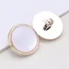Botões Plásticos Galvanizados Atacado para Casacos de Pelúcia e Camisas Femininas, Botões Pequenos de Aroma Redondos Diamante Pérola de Alta Qualidade