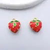 Chapado en Oro Cobre Linda Mini Colección de Frutas Colgante DIY Joyería Hecha a Mano Collar de Mano Pendientes Accesorios Colgantes