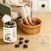 Líquido para Baño de Pies Herbal, No Necesita Hervir, Solución Concentrada para Remojo de Pies para Uso en Casa, Perlas Instantáneas para Baño de Pies para Conservar la Salud, Paquetes para Baño de Pies para Sudoración Intensa