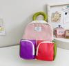 Mochila Infantil Nueva Estilo Coreano Nicho 2025 Cara Sonriente Linda Serie Dopamina Mochila Escolar Pequeña de Jardín de Infancia para Niños y Niñas
