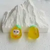 Desenho Animado Luminoso Pequeno Damo Moe Gel de Creme Acessórios para Joias DIY Enfeites Presentes Criativos Pequenos Acessórios de Resina