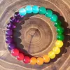 Ventas Directas de Fábrica Temu Xiyin Tiktok Popular Transfronterizo Pulsera Siete Meridianos Energía Yoga Meditación Pulsera