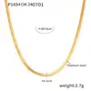 Francês transfronteiriço retro geométrico semicírculo branco conchas requintado pingente clavícula cadeia moda jóias de titânio aço 18k ouro mulheres