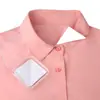 Adesivo de estilo de colarinho POLO camisa branca decote cinta antirrugas estilo natural nítido não deformado adesivo triângulo oculto