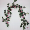 Rose Vine Flor Artificial Ten Lilixiang Flor Vine Decoração de Casamento Flor Vine Rosa Flor Falsa Decoração de Parede Vine